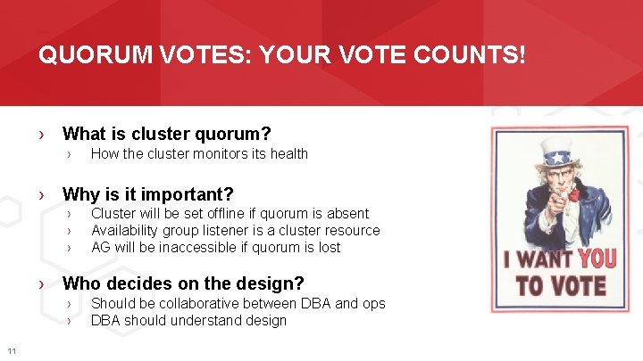 QUORUM VOTES: YOUR VOTE COUNTS! › What is cluster quorum? › How the cluster