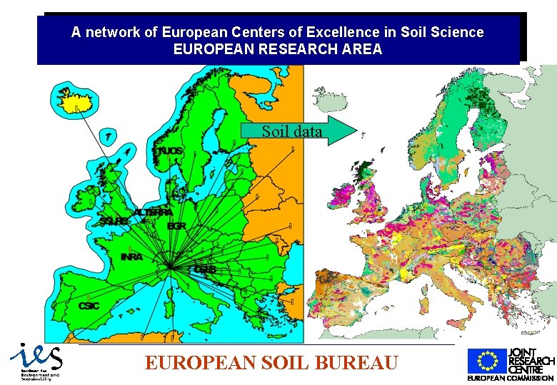 A network of European Centers of Excellence in Soil Science EUROPEAN RESEARCH AREA Soil