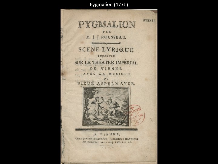 Pygmalion (1770) 