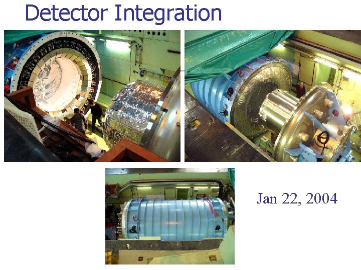 Detector Integration Jan 22, 2004 