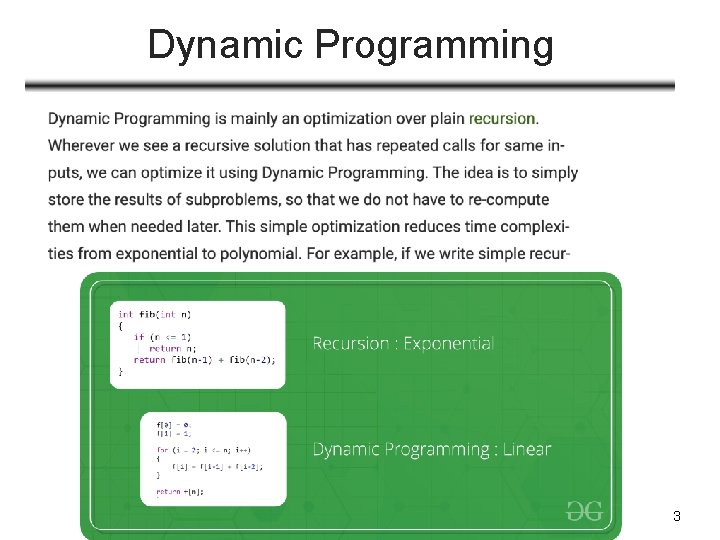 Dynamic Programming 3 