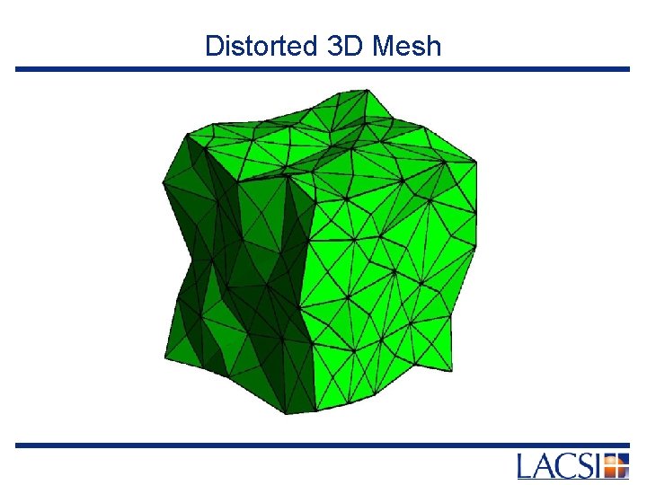 Distorted 3 D Mesh 