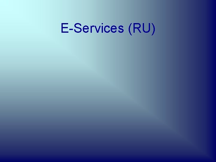 E-Services (RU) 