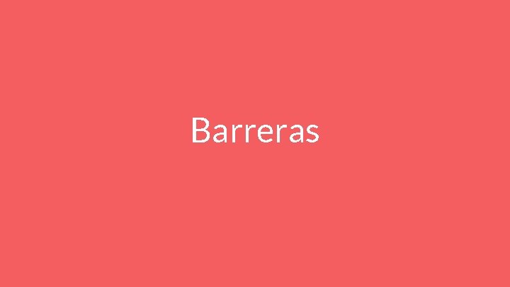 Barreras 