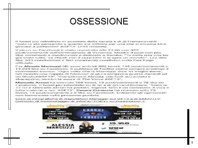 OSSESSIONE 9 