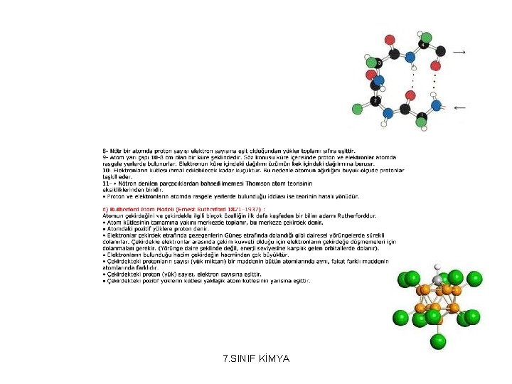 7. SINIF KİMYA 