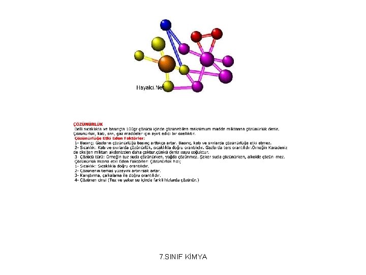 7. SINIF KİMYA 