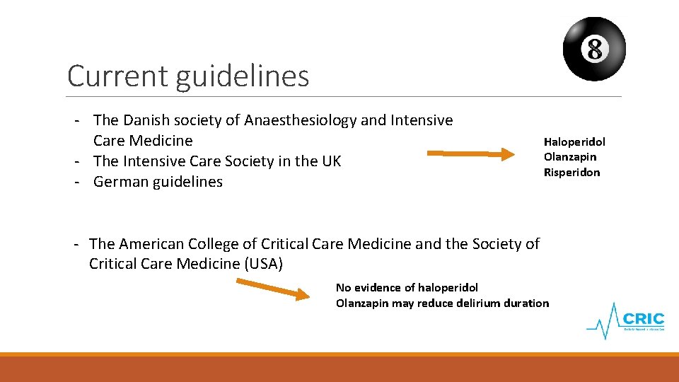 Current guidelines - The Danish society of Anaesthesiology and Intensive Care Medicine - The