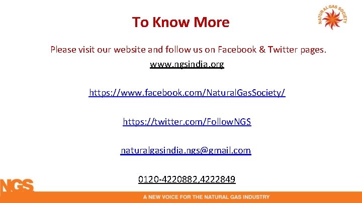 To Know More Please visit our website and follow us on Facebook & Twitter