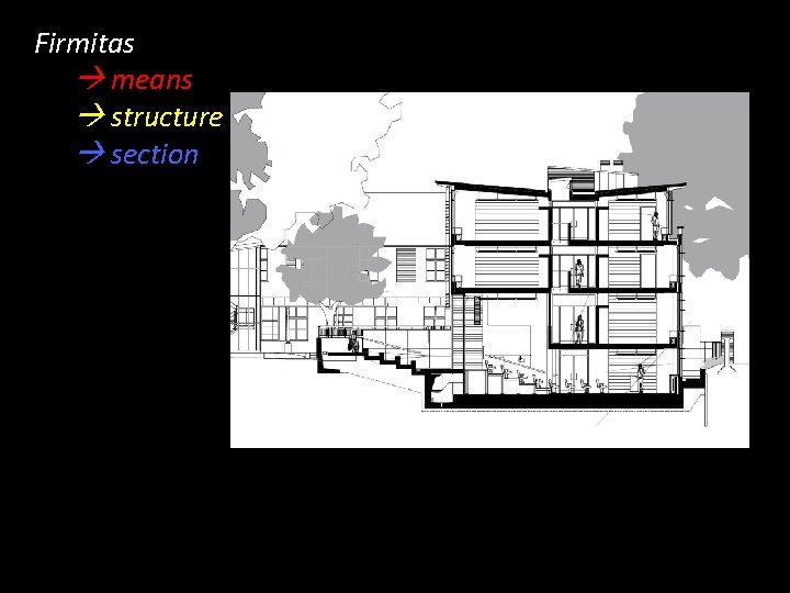 Firmitas means structure section 