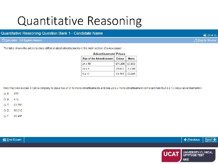 Quantitative Reasoning 