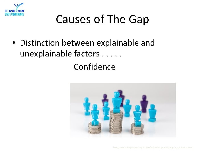 Causes of The Gap • Distinction between explainable and unexplainable factors. . . Confidence