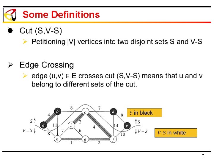 Some Definitions l 7 