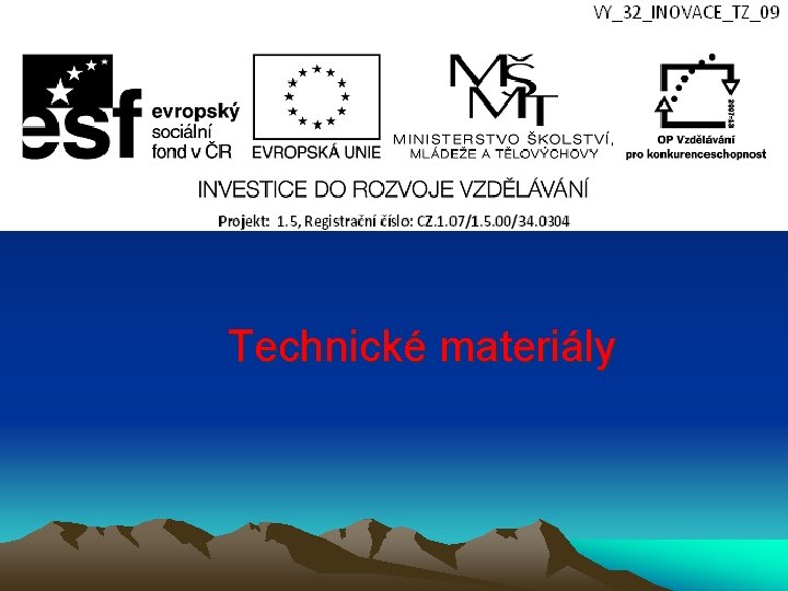 Technické materiály 