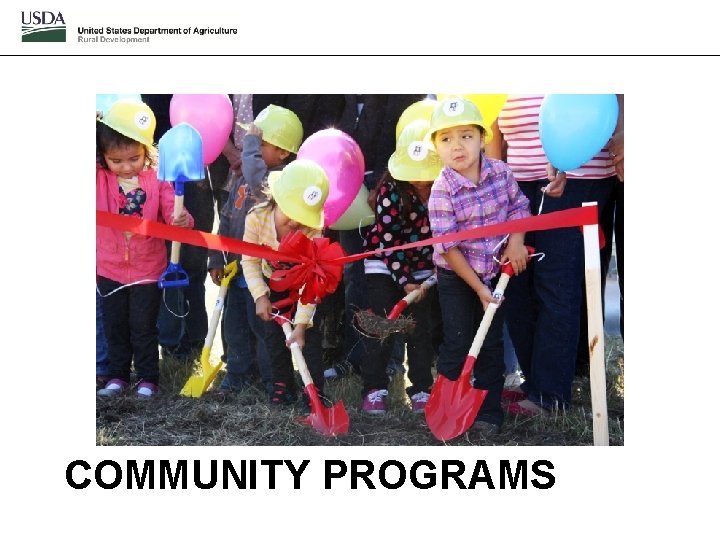 COMMUNITY PROGRAMS 