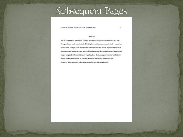 Subsequent Pages 4 