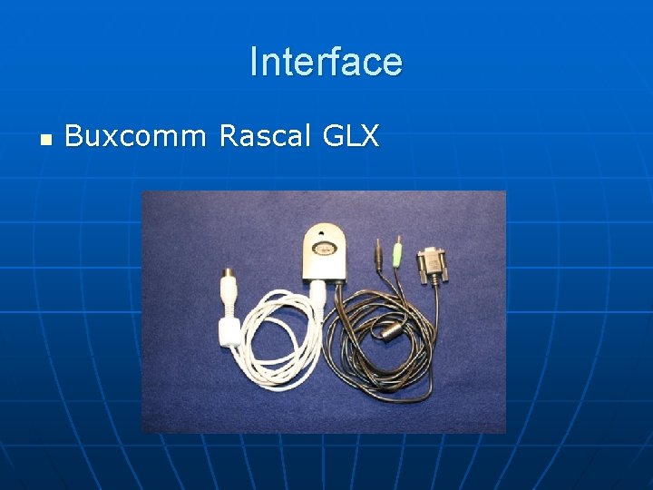Interface n Buxcomm Rascal GLX 
