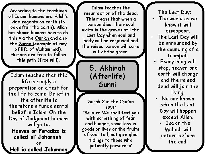 According to the teachings of Islam, humans are Allah’s vice-regents on earth (to look