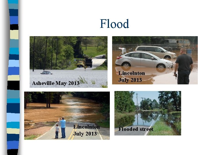 Flood Asheville May 2013 Lincolnton July 2013 Flooded street 