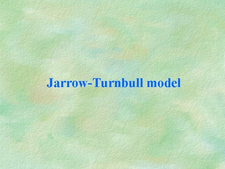 Jarrow-Turnbull model 