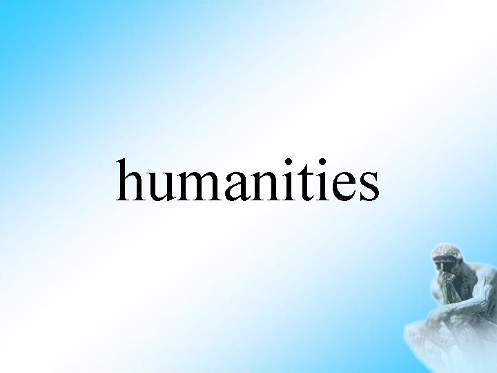 humanities 