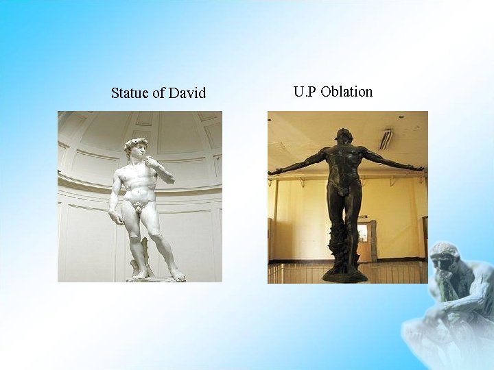 Statue of David U. P Oblation 