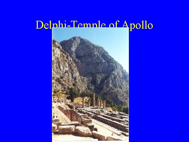 Delphi-Temple of Apollo 
