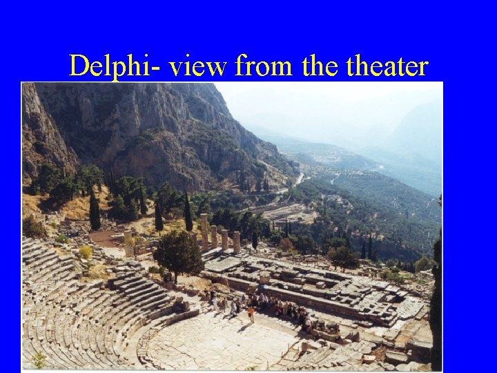 Delphi- view from theater 