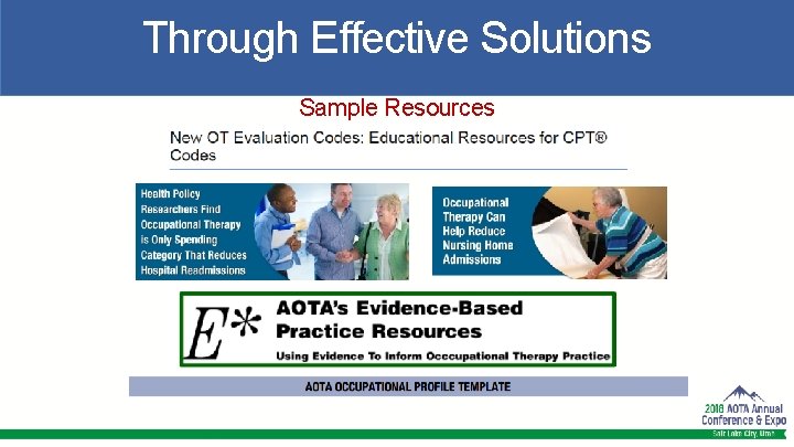 Through Effective Solutions Sample Resources 