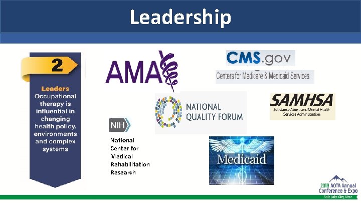 Leadership National Center for Medical Rehabilitation Research 