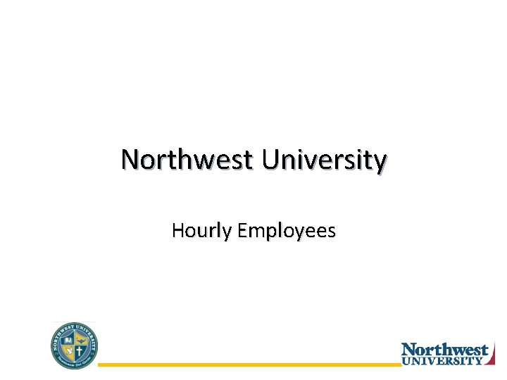 Northwest University Hourly Employees 