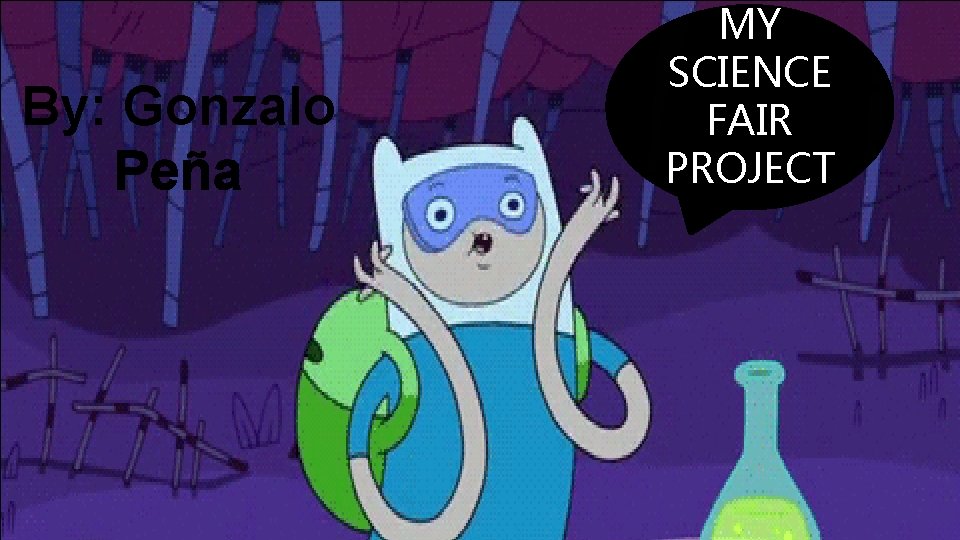 By: Gonzalo Peña MY SCIENCE FAIR PROJECT 