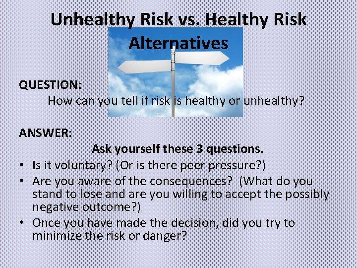 Risk Taking PPL 30 X Teen Risk Taking