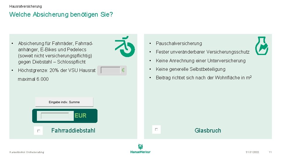 Hausratversicherung Welche Absicherung benötigen Sie? • • Absicherung für Fahrräder, Fahrradanhänger, E-Bikes und Pedelecs