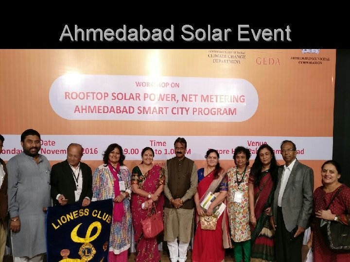 Ahmedabad Solar Event 23 