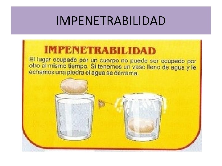 IMPENETRABILIDAD IMPENETRABILIDAD