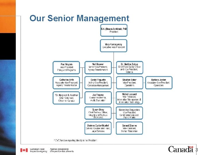 Our Senior Management 3 