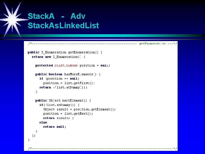 Stack. A - Adv Stack. As. Linked. List 