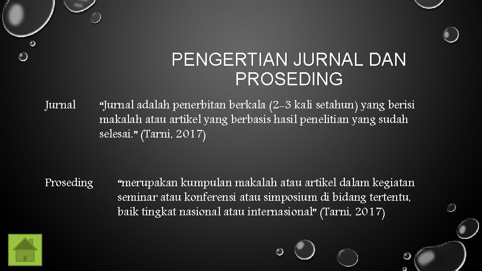 PENGERTIAN JURNAL DAN PROSEDING Jurnal Proseding “Jurnal adalah penerbitan berkala (2 -3 kali setahun)