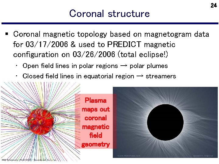 Coronal structure § Coronal magnetic topology based on magnetogram data for 03/17/2006 & used
