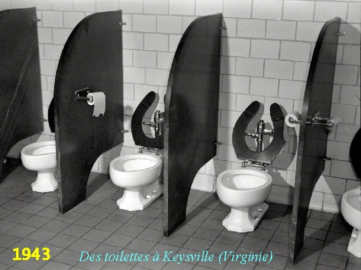 1943 Des toilettes à Keysville (Virginie) 