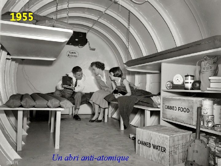 1955 Un abri anti-atomique 