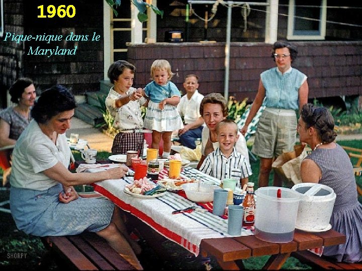 1960 Pique-nique dans le Maryland 