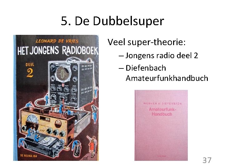 5. De Dubbelsuper Veel super-theorie: – Jongens radio deel 2 – Diefenbach Amateurfunkhandbuch 37