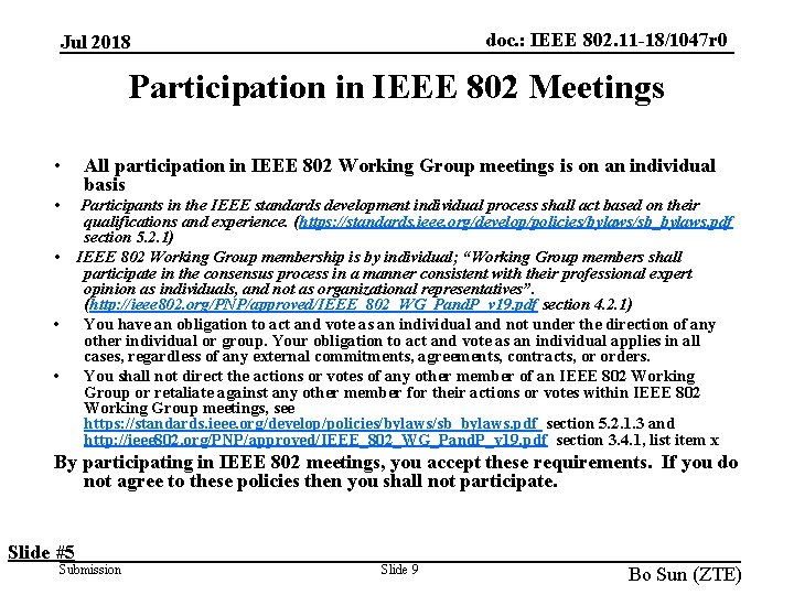 doc. : IEEE 802. 11 -18/1047 r 0 Jul 2018 Participation in IEEE 802