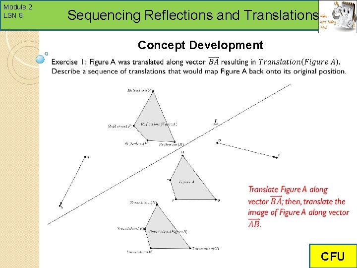 Module 2 LSN 8 Sequencing Reflections and Translations Concept Development CFU 