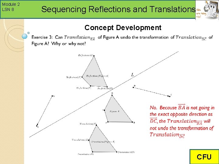 Module 2 LSN 8 Sequencing Reflections and Translations Concept Development CFU 