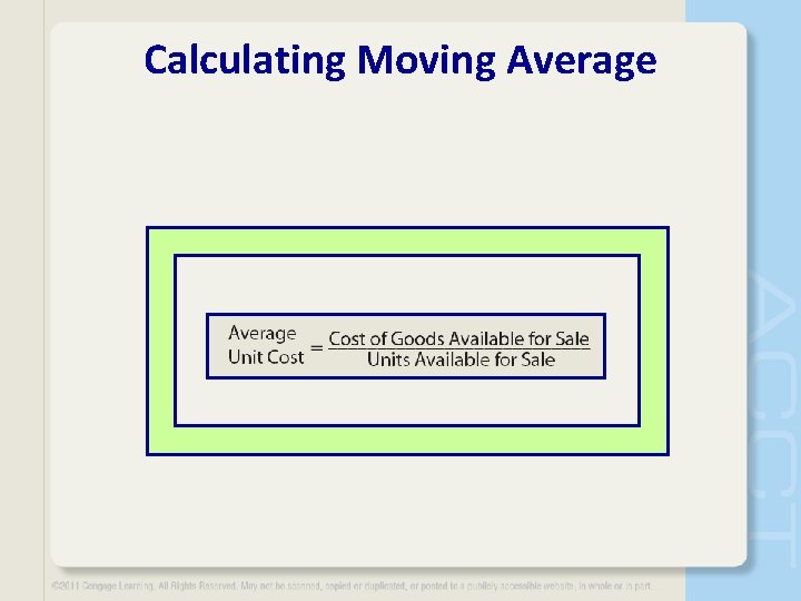Calculating Moving Average 