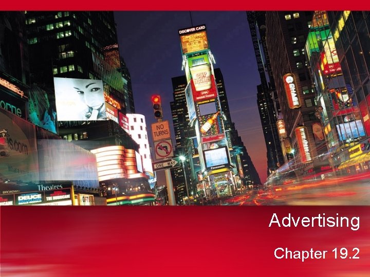 Advertising Chapter 19. 2 