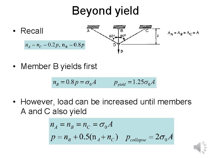 Beyond yield • Recall • Member B yields first • However, load can be
